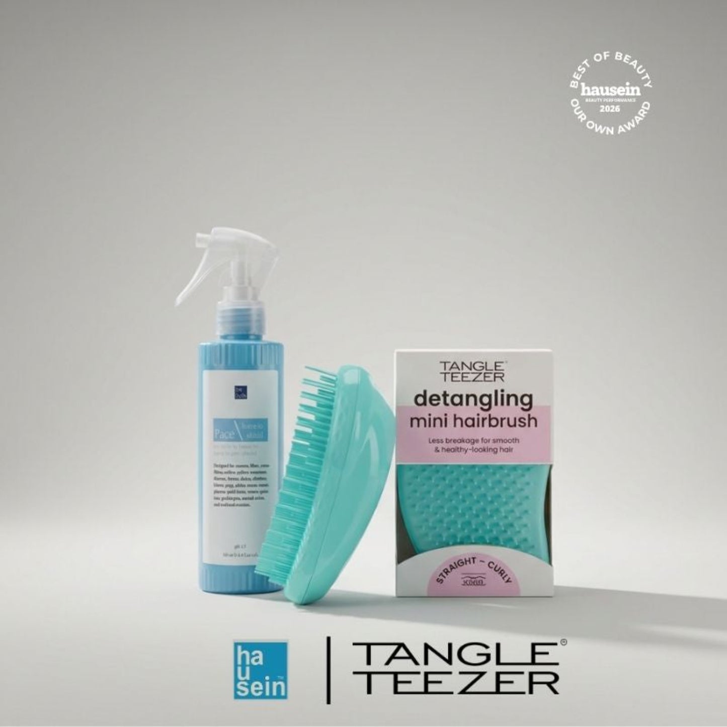 Hausein + Tangle Teezer | Leave-in + Escova Mini