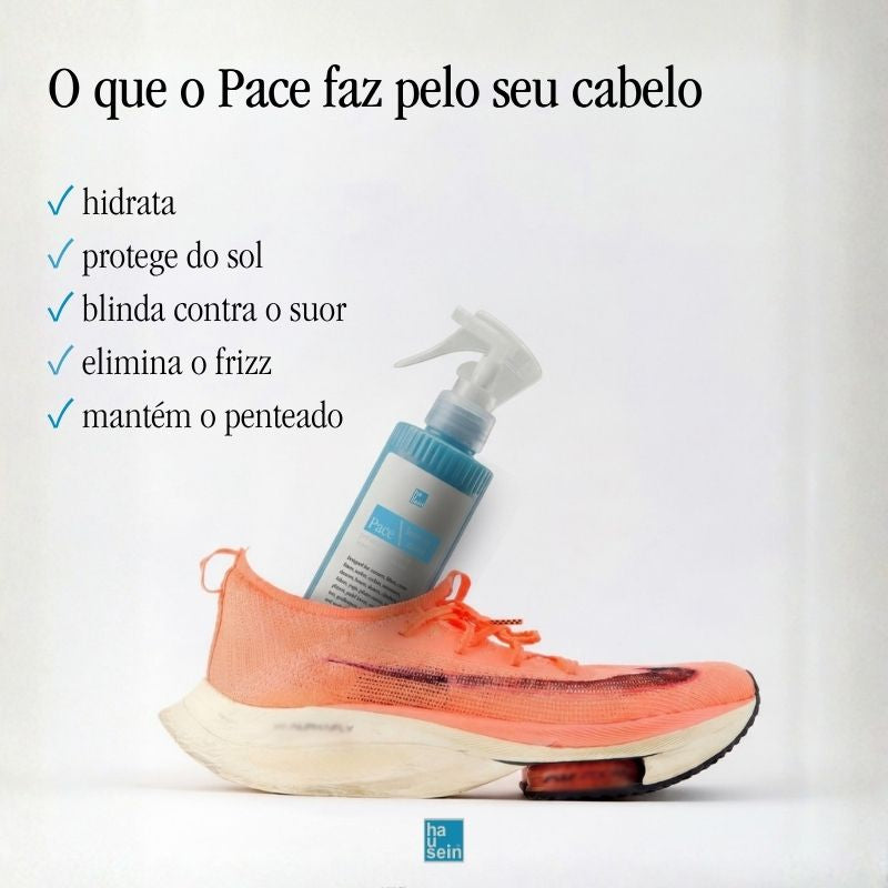 Leave-in Spray Escudo Pré Treino Hausein Pace 200ml Proteção Contra o Suor